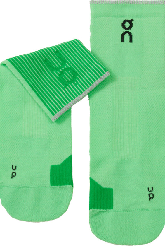 Unisex Performance Run Sock Mid Honeydew/Parsley
