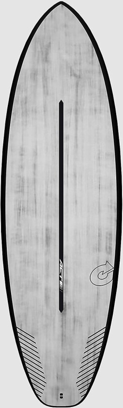 Act Prepreg Pg-R Blackrail 6'0 Surfebrett grå