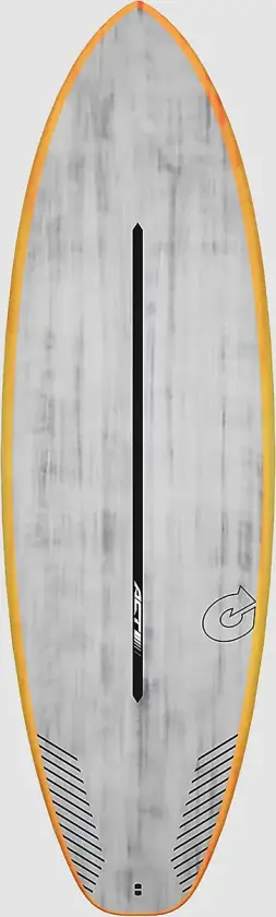 Act Prepreg Pg-R 5'6 Orangerail 5'8 Surfebrett grå