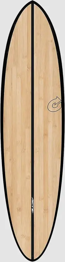 Act Prepreg Chopper Bamboo 7'2 Surfebrett brun