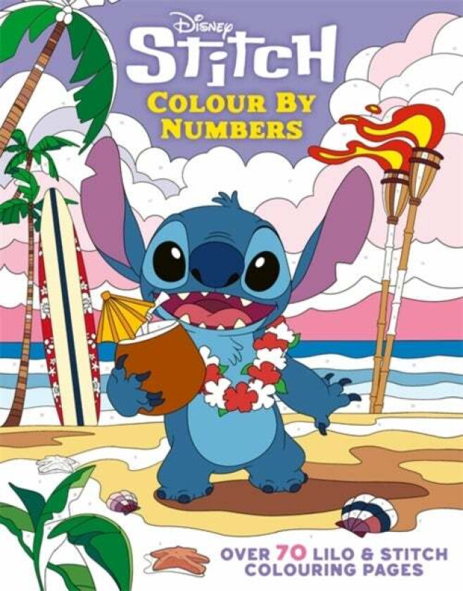 Disney Colour By Numbers Lilo & Stitch av Walt Disney