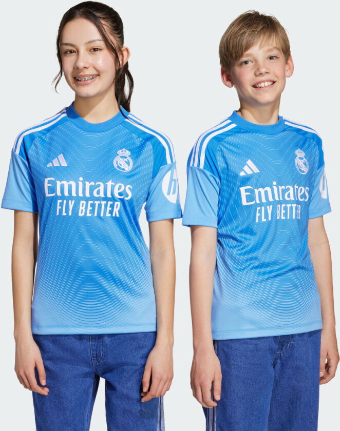 Real Madrid Keeperdrakt Hjem 2025/26 Barn - adidas, størrelse 128 cm