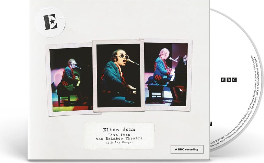 Elton John, Ray Cooper Live From The Rainbow Theatre With Ray Cooper CD
