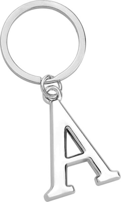 Nøkkelringbokstav - Initial Alphabet Key Ring Charm Bokstav
