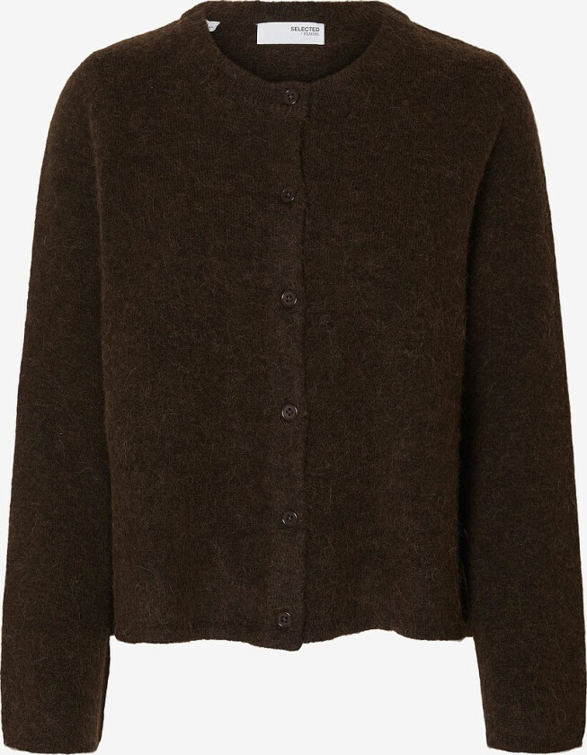 Kofte slfLulu New LS Knit Cardigan - Brun