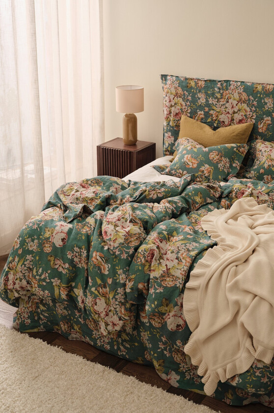 Sengesett Candice Rose 2 deler - Grønn