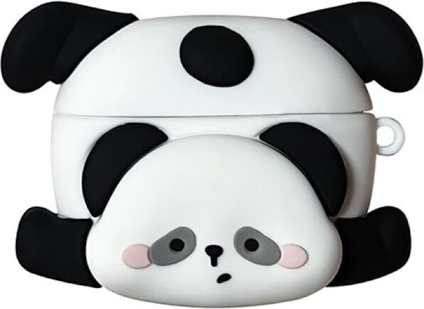 Søtt Kawaii-deksel for AirPods 4, Deksel kompatibelt med AirPod 4. generasjon 2024, Morsomt Panda Støtsikkert Beskyttelsesdeksel for Air pods 4