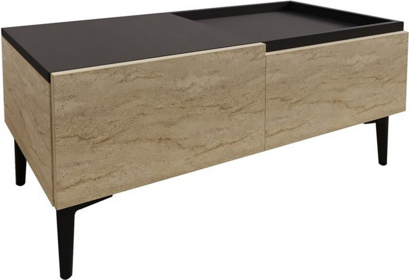 Mijara Sofabord 91,8 cm - Natur/Antrasitt