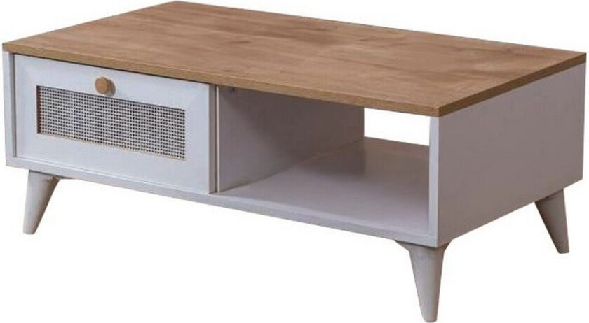 Mjudi Sofabord 55 cm - Brun/Hvit