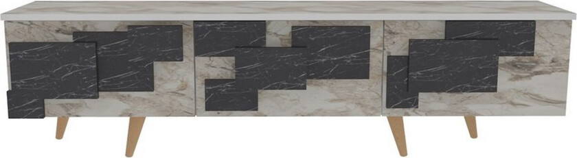 Xamira TV-benk 160 cm - Hvit