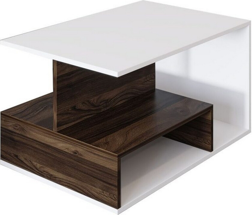 Veradia Sofabord 90 cm - Brun/Hvit