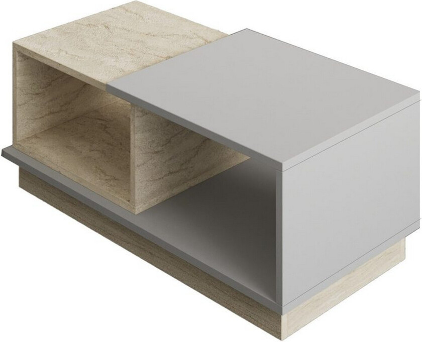 Vaelen Sofabord 90 cm - Sand/Gråfarget tre