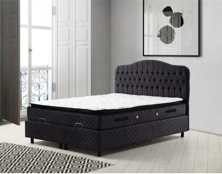 Subash Komplett Sengepakke 150x200 cm - Antrasitt