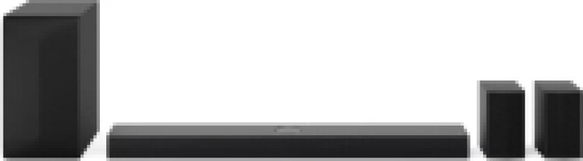 LG NS70TR - Høyttalersystem - for hjemmeteater - 5.1.1-kanal - trådløs - Bluetooth 5.1 - Appstyrt - 500 watt (Total)