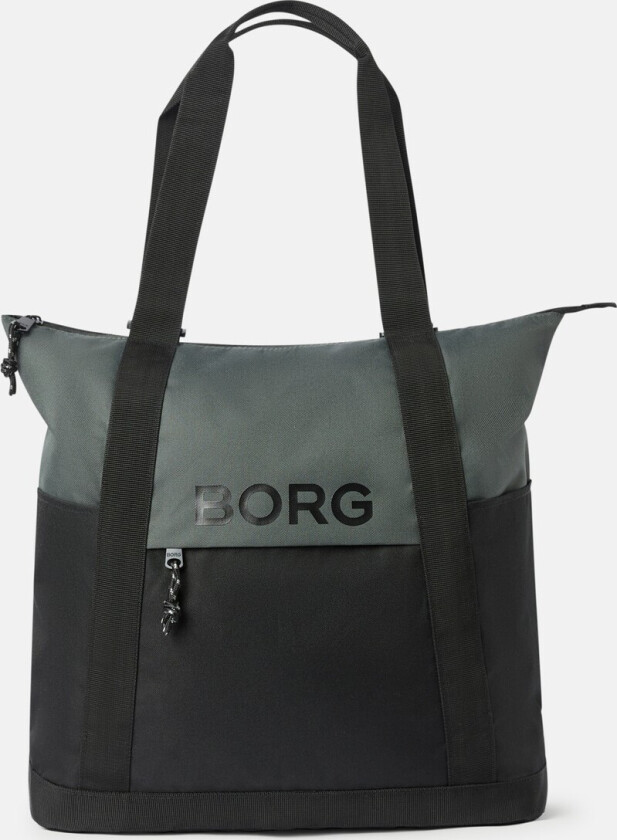 BORG BLOCK TOTE, THYME, ONESIZE, Handvesker
