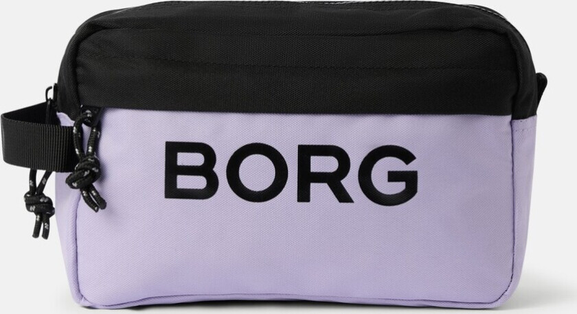 BORG BLOCK WASH BAG, WISTERIA, ONESIZE, Herre
