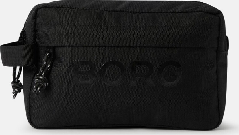 BORG BLOCK WASH BAG, BLACK BEAUTY, ONESIZE, Herre