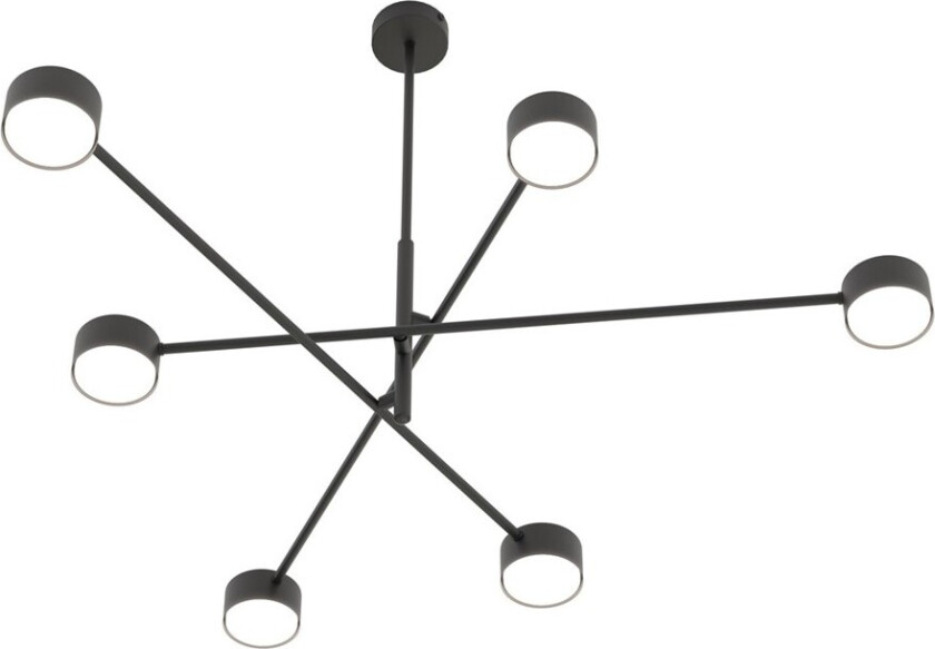 Natsu 6 Sort taklampe - GX53, 230V, uten lyskilde