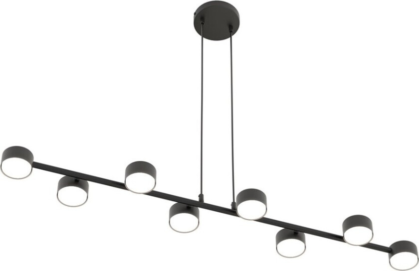 Megara 8 Sort pendellampe - GX53, 230V, uten lyskilde