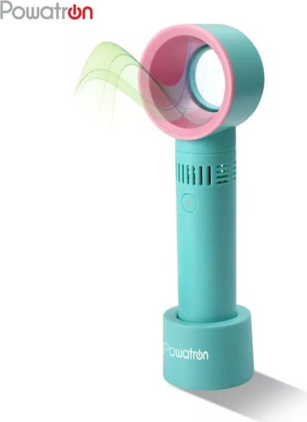 Hand Held Bladeless Fan Portable Mini Desktop USB Rechargeable Cooler 5000mAh