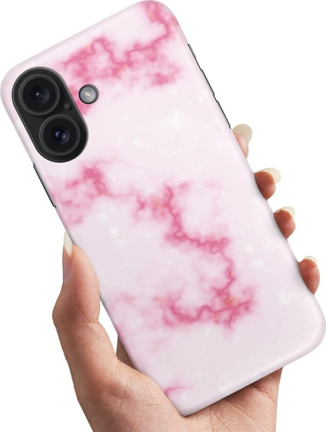 iPhone 16 Plus - Deksel/Mobildeksel Marmor