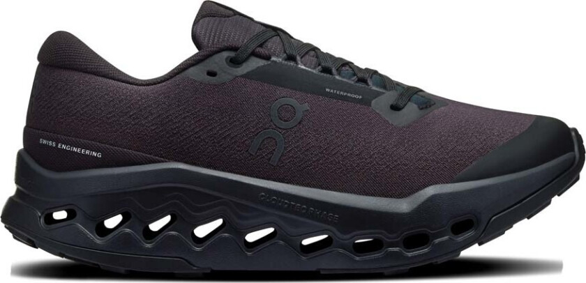 Women's Cloudsurfer Trail 2 Waterproof Black/Black