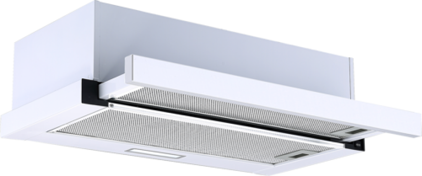 Nordic 6010 Telescopic White Ventilator Med Uttrekk
