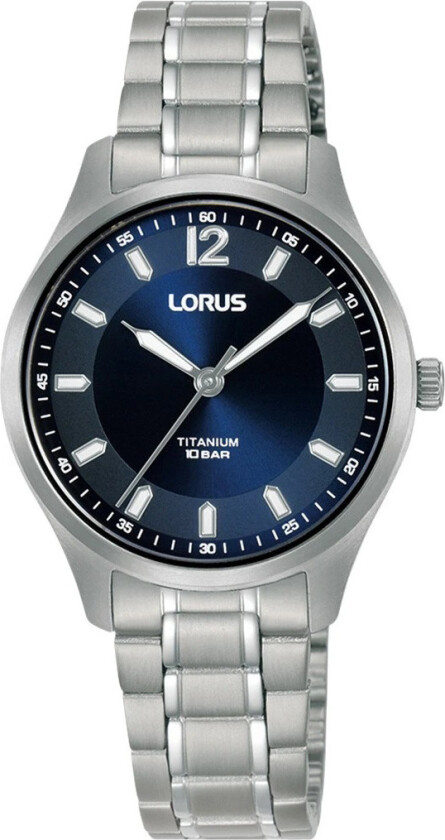 Titanium Ladies RG235XX9 - Kvarts - Sølv - Dameklokker - Rustfritt stål - ledd m/pin - Mineral