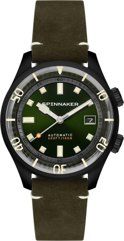 Bradner Automatic SP-5062-04 - Automatisk - Grå - Herreklokker - Skinn - Safir