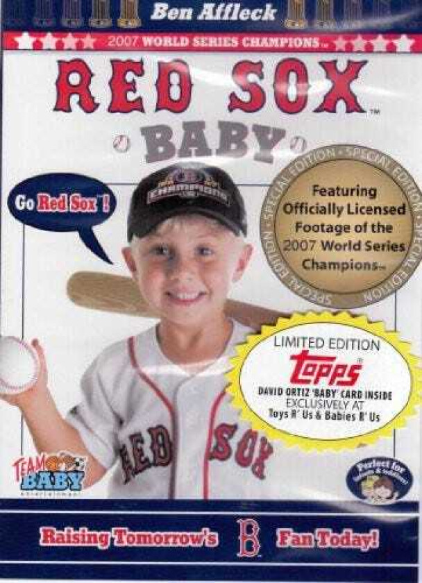 Red Sox Baby & David Ortiz Topps Baby Card DVD