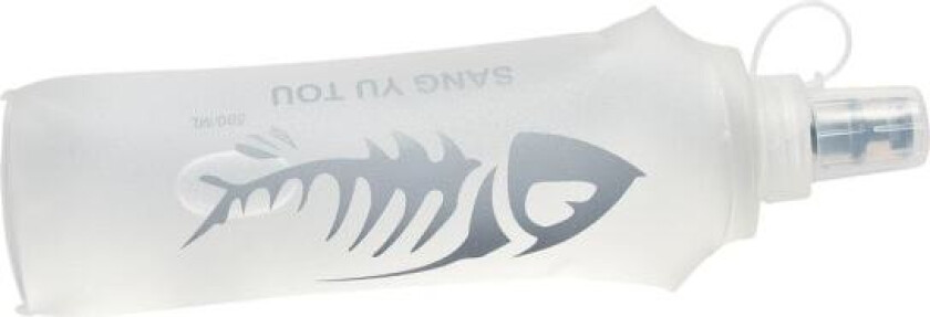 250ml 500ml Sammenleggbar Vannpose Bærbar Ultralett TPU Myk Flaske Vannflaske Utendørs Sport Vandring Camping Sammenleggbar Vannpose 500ml klar farge