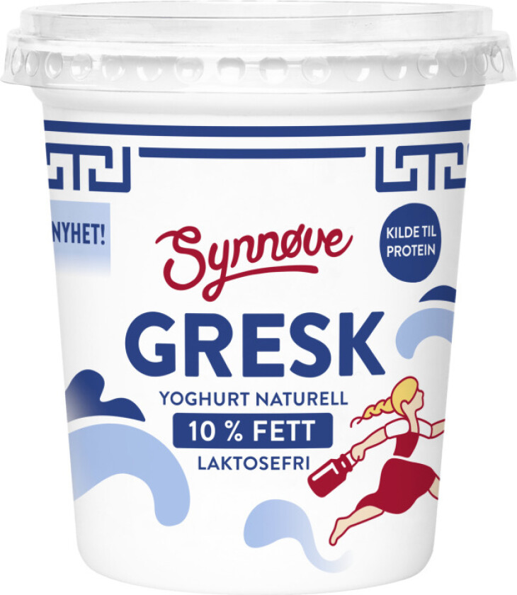 Yoghurt Gresk Naturell Laktosefri 350g
