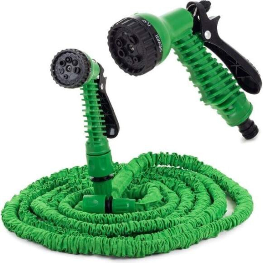 (Tidsbegrenset kampanje) 22,5 m Magic Hose Ekspanderende Vannslange / Hageslange Grønn grønn Grønn 22,5 m
