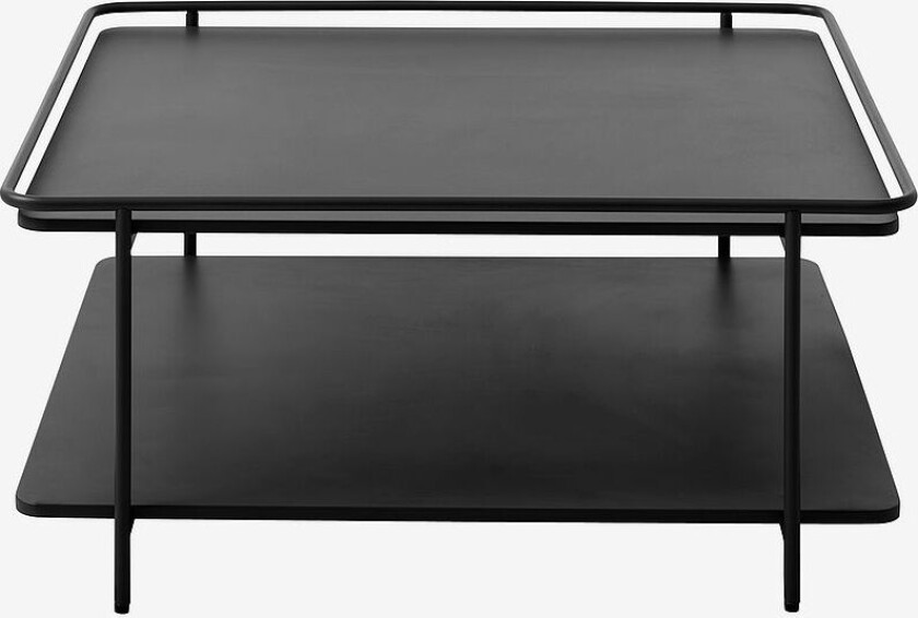 Coffee Table 75x75 Cm Cactus, Svart