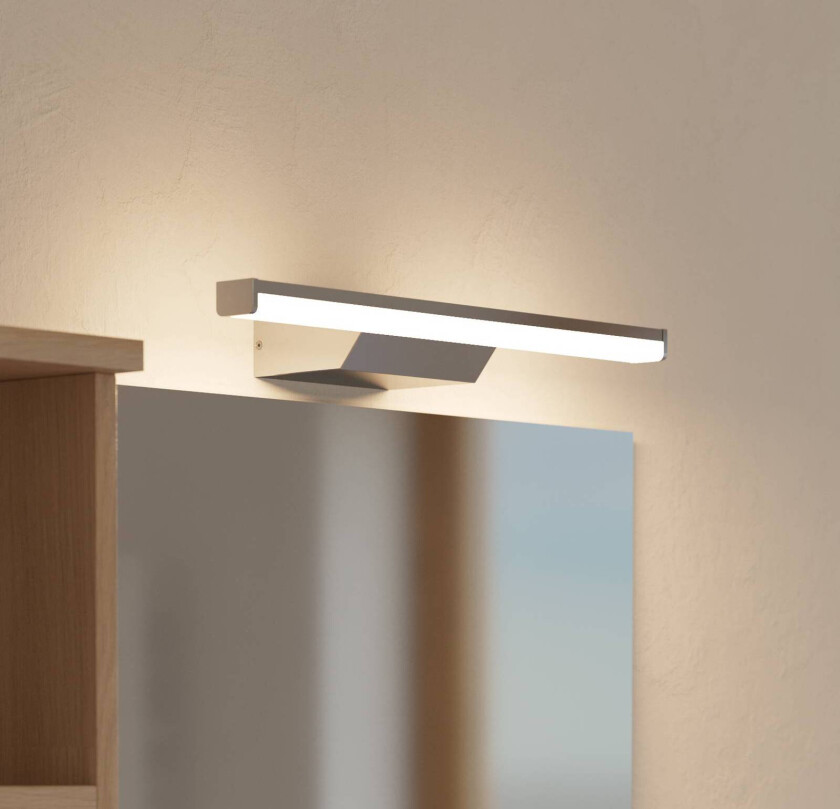 Smart LED-speillampe Regello-Z, grå