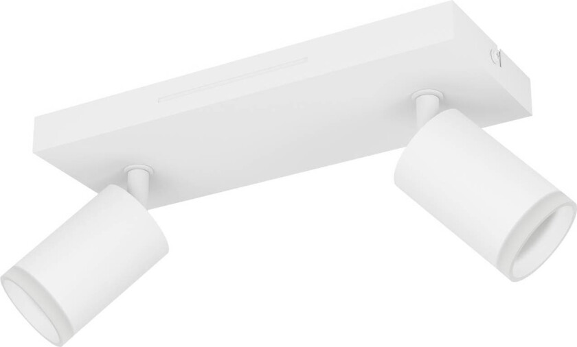 Smart LED-spot Melitello-Z, 2 lyskilder, hvit