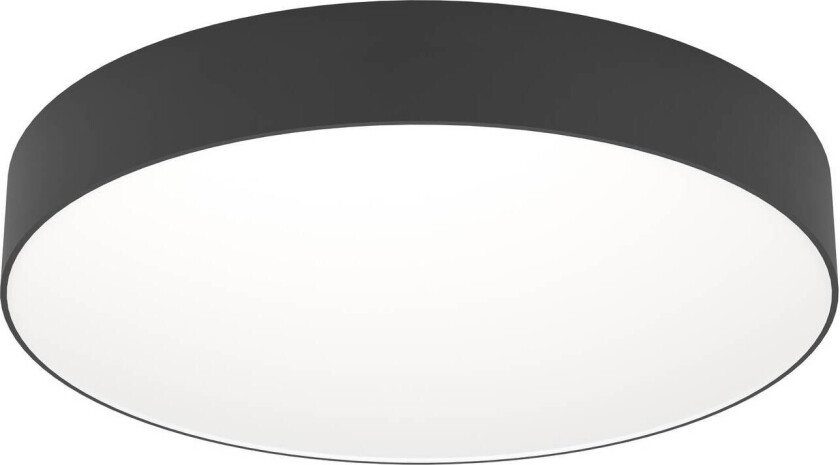 Smart LED-taklampe Gallizzi-Z, svart, Ø49cm