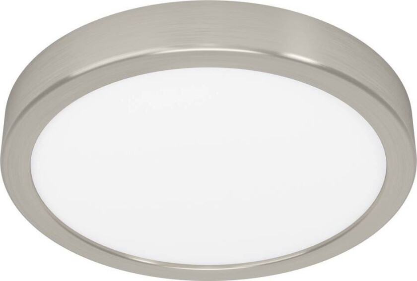 Smart-LED-påbyggingslampe Fueva 6-Z, grå, Ø 21cm