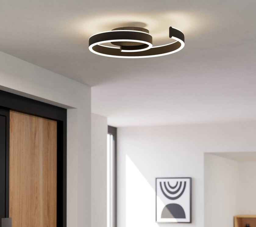 Smart LED-taklampe Andabaia-Z, svart