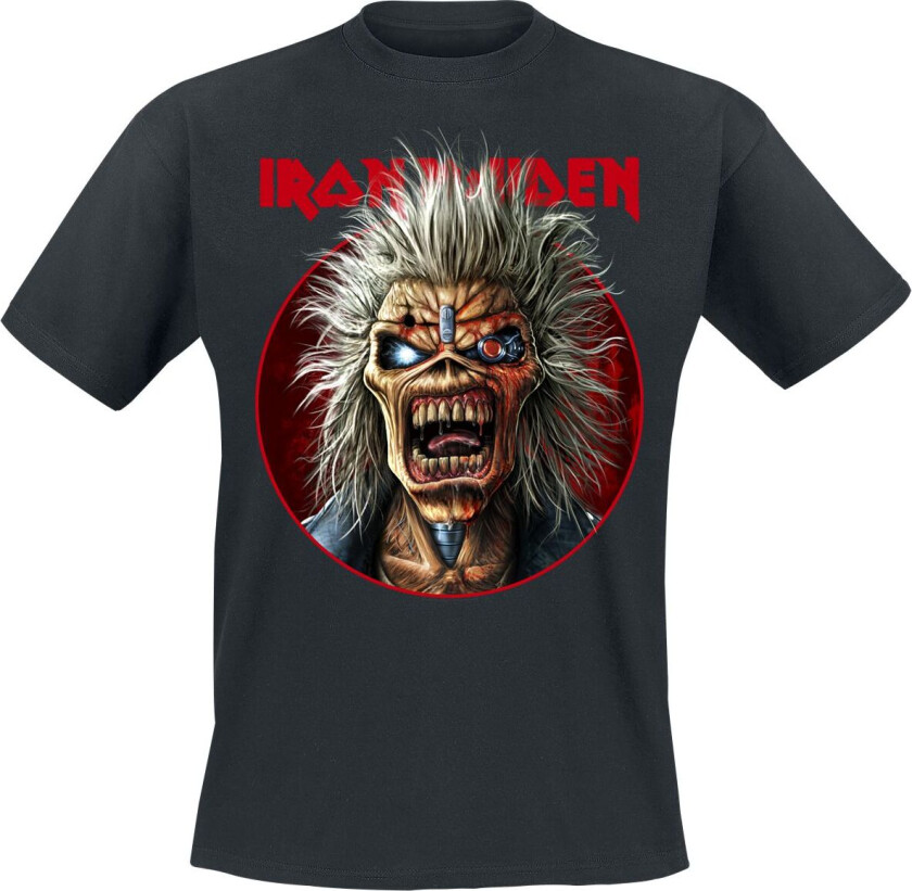 T-skjorte - Portrait Ed Crop Circle - S til 4XL - Herrer - svart