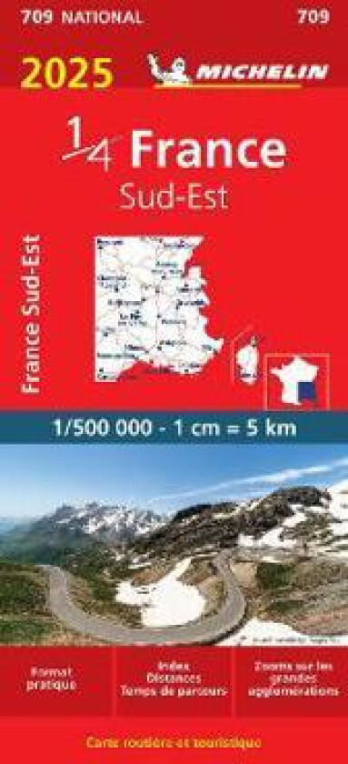 Southeastern France 2025 - Michelin National Map 709