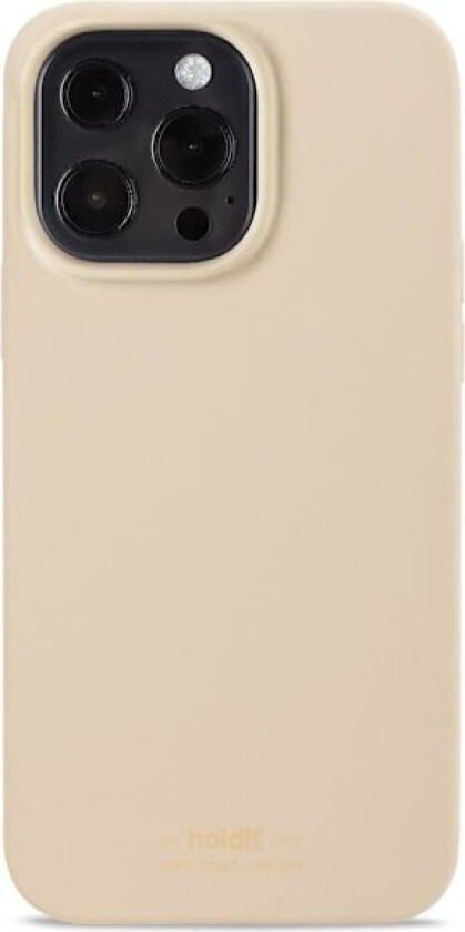 Holdit Silikondeksel iPhone 13 Pro Beige