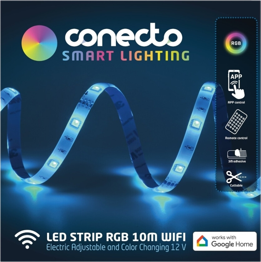 RGB LED-lysslynge, 10 m