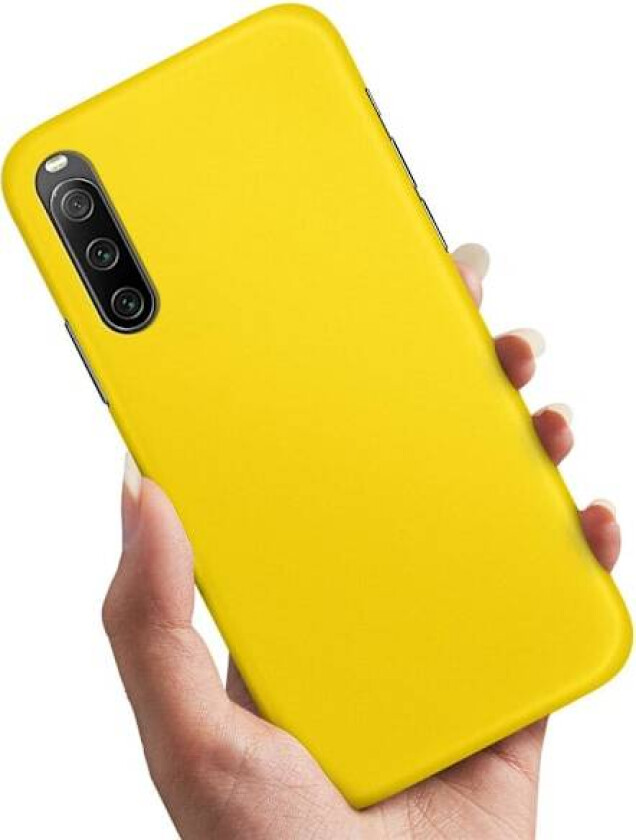 Sony Xperia 10 IV - Deksel/Mobildeksel Gul