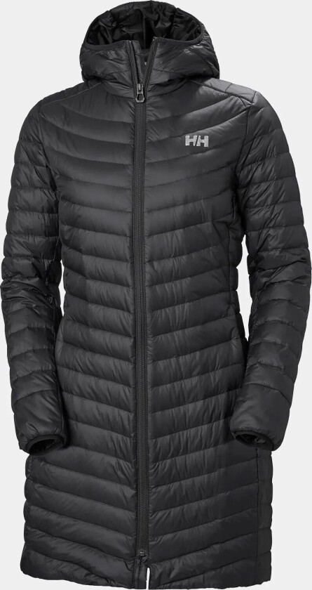 Dame Verglas Lang Dun Isolert Jakke Svart S MarineblåS