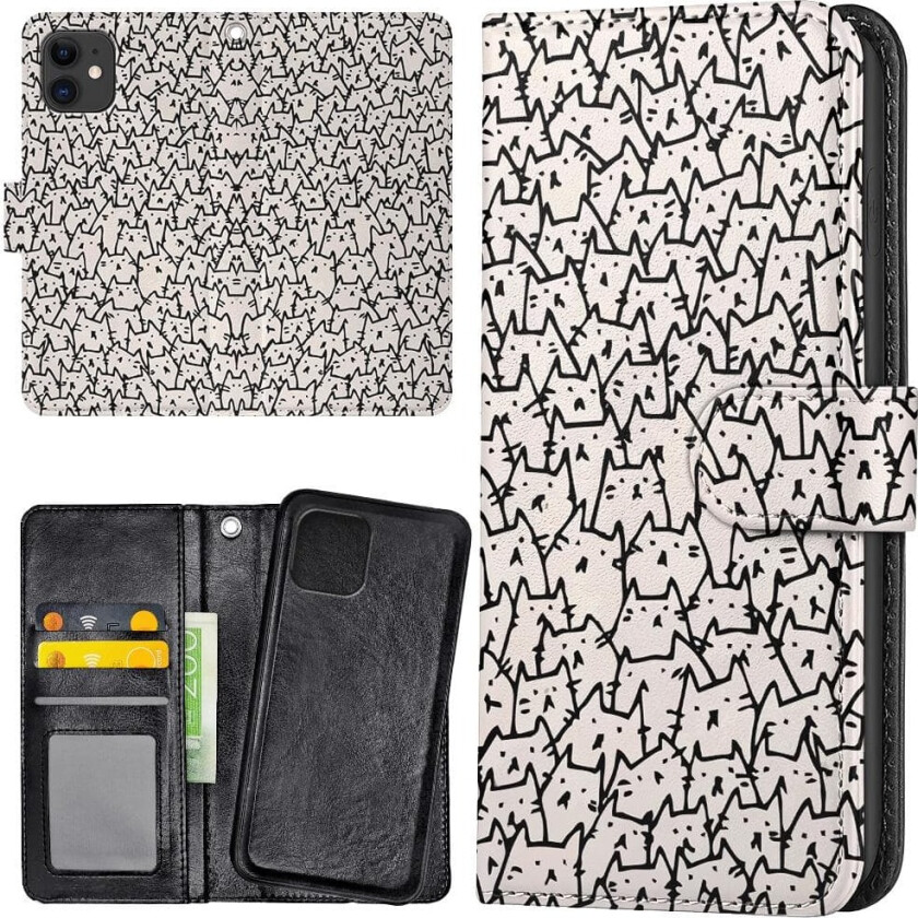 iPhone 11 - Lommebok Deksel Kattgruppe