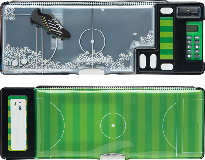 Pennal YOLO m/kalkulator Fotballbane