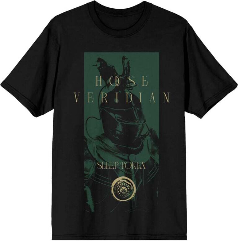 T-skjorte - House Veridian - S til 4XL - Herrer - svart