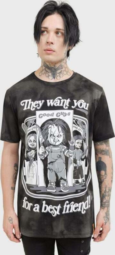 T-skjorte - Child's Play - Hey There Friend T-skjorte - XS til L - Herrer - svart