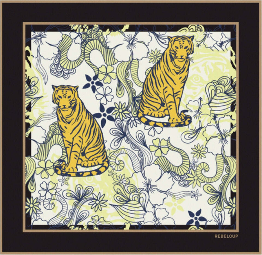 ADELE SILK SCARF Lys Grønn